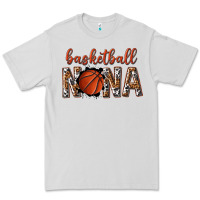 Dove Grey basketball nana with leopard Premium Tee - texasbilliewilder