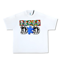 White proud dad Urban Heavy Tee - AdoDesignShop