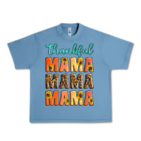 Pebble Blue Thankful mama mama mama Urban Heavy Tee - Artiststas