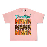 Salmon Thankful mama mama mama Urban Heavy Tee - Artiststas