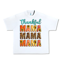 White Thankful mama mama mama Urban Heavy Tee - Artiststas