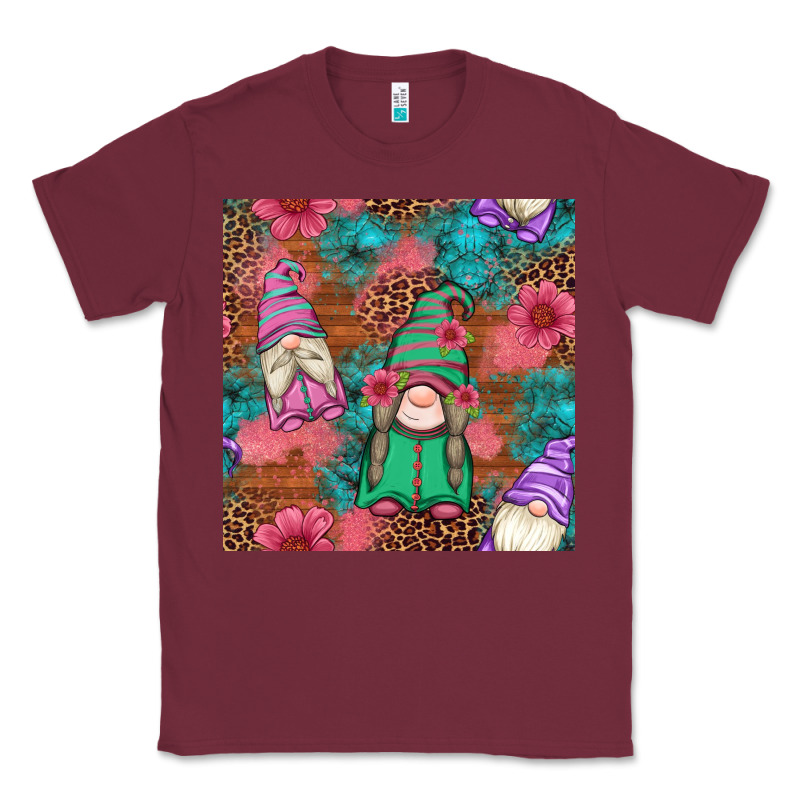 Floral Easter Gnomes Seamless Pattern Classic Tee by Artiststas | Teevron