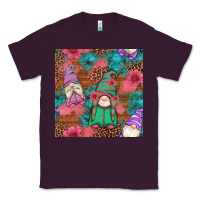 Plum floral easter gnomes seamless pattern Classic Tee - Artiststas