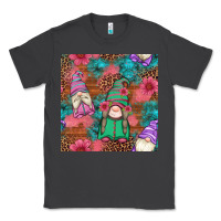 Smoke floral easter gnomes seamless pattern Classic Tee - Artiststas