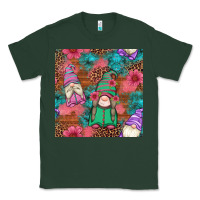 Sports Green floral easter gnomes seamless pattern Classic Tee - Artiststas