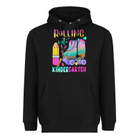 Black rolling into kindergarten Heavyweight Hoodie - BundleAndBundleShop
