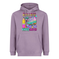 Lavender rolling into kindergarten Heavyweight Hoodie - BundleAndBundleShop