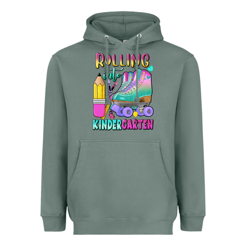 Rolling Into Kindergarten Heavyweight Hoodie by BundleAndBundleShop | Teevron