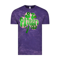 Cloud Purple st patricks day clover Vintage Tee - Artiststas