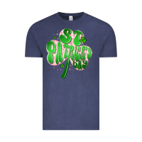 Vintage Denim st patricks day clover Vintage Tee - Artiststas