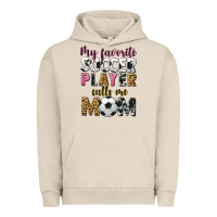 Pigment French Oak my favorite soccer player calls me mom Urban Hoodie - CowGirlArtShop