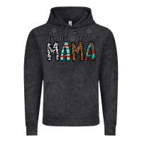 Vintage Black small town mama Vintage Hoodie - CowhideDigitalArt