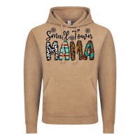 Vintage Coffee small town mama Vintage Hoodie - CowhideDigitalArt