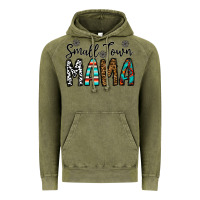 Vintage Olive small town mama Vintage Hoodie - CowhideDigitalArt