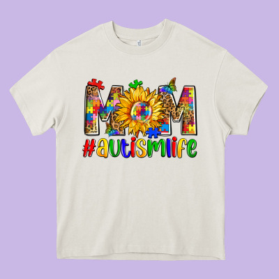Mom Autismlife Zillion Heavy Core Tee Designed By Zillion Design Studio