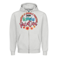 Dove Grey making memories together family vacation 2024 Zipper Hoodie - MaliasSmallBusiness