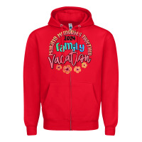 Red making memories together family vacation 2024 Zipper Hoodie - MaliasSmallBusiness