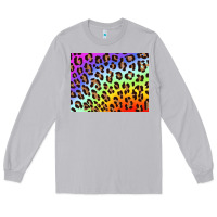 Moon Dust leopard background rainbow 3200x2400 Long Sleeve Tee - AdoDesignShop