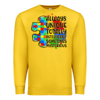 Lemon always unique totally intelligent sometimes myster Premium Sweatshirt - LillyAllenDesigns