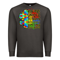 Smoke always unique totally intelligent sometimes myster Premium Sweatshirt - LillyAllenDesigns