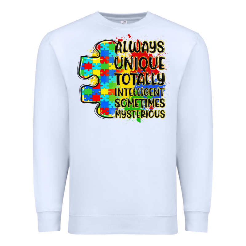 Always Unique Totally Intelligent Sometimes Myster Premium Sweatshirt by LillyAllenDesigns | Teevron