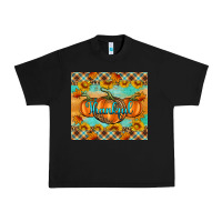 Black Thankful Pumpkins Urban Heavy Tee - Artiststas