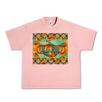 Salmon Thankful Pumpkins Urban Heavy Tee - Artiststas