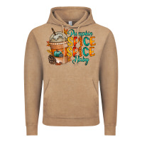Vintage Coffee pumpkin spice baby Vintage Hoodie - RacoonDesign