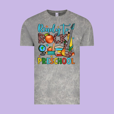 Ready To Rock Preschool Vintage Tee Designed By Jahusdesignshop