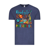 Vintage Denim ready to rock preschool Vintage Tee - JahusDesignShop