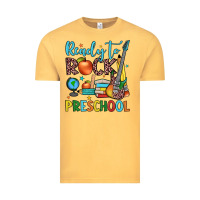 Vintage Mustard ready to rock preschool Vintage Tee - JahusDesignShop