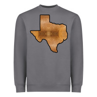 Storm Texas Map Western Horsehide Pattern Heavyweight Sweatshirt - Bettercallsaul