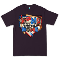 Plum home sweet home baseball Premium Tee - Zillion Design Studio
