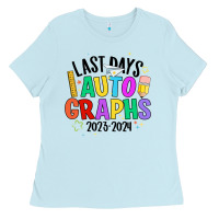 Baby Blue last days auto graphs Ladies Tee - JahusDesignShop