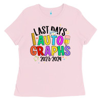 Bubblegum Pink last days auto graphs Ladies Tee - JahusDesignShop