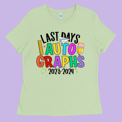 Last Days Auto Graphs Ladies Tee Designed By Jahusdesignshop
