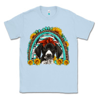 Dusty Blue german shorthaired pointer western rainbow Classic Tee - Artiststas