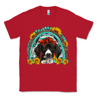 Red german shorthaired pointer western rainbow Classic Tee - Artiststas