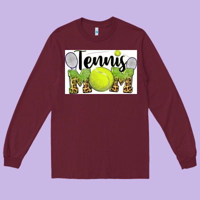Tennis Mom Long Sleeve Tee Designed By Barkaloodesign