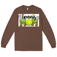 Chestnut tennis mom Long Sleeve Tee - BarkalooDesign