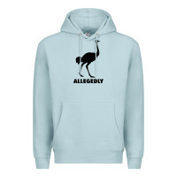Blue Mist ALLEGEDLY FUNNY OSTRICH Premium Hoodie - Bettercallsaul
