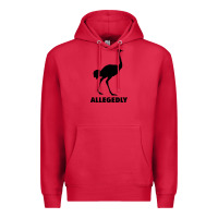 Cardinal ALLEGEDLY FUNNY OSTRICH Premium Hoodie - Bettercallsaul
