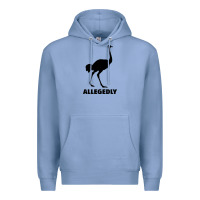 Allegedly Funny Ostrich Premium Hoodie | Teevron