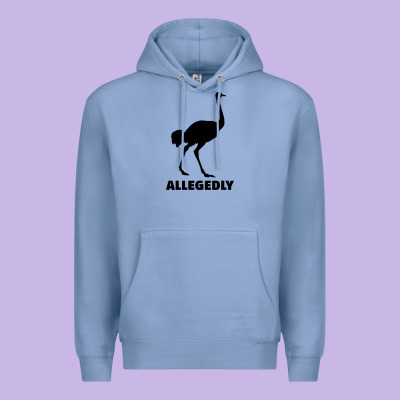 Allegedly Funny Ostrich Premium Hoodie Designed By Bettercallsaul