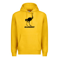 Lemon ALLEGEDLY FUNNY OSTRICH Premium Hoodie - Bettercallsaul