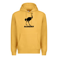 Mustard ALLEGEDLY FUNNY OSTRICH Premium Hoodie - Bettercallsaul