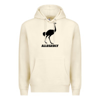 Sandshell ALLEGEDLY FUNNY OSTRICH Premium Hoodie - Bettercallsaul