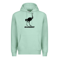 Seafoam ALLEGEDLY FUNNY OSTRICH Premium Hoodie - Bettercallsaul