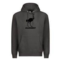 Smoke ALLEGEDLY FUNNY OSTRICH Premium Hoodie - Bettercallsaul