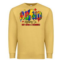 Antique Gold adhd awareness Premium Sweatshirt - LillyAllenDesigns